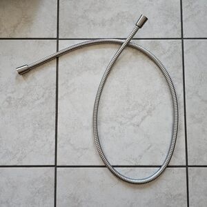 Moen 60" Flexible Brushed Nickel Replacement Metal Hose Kit 170930SRN